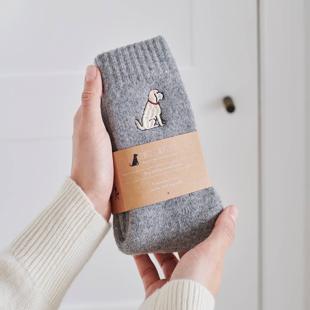 Dog Walking Socks - Cockapoo / Labradoodle (Apricot)