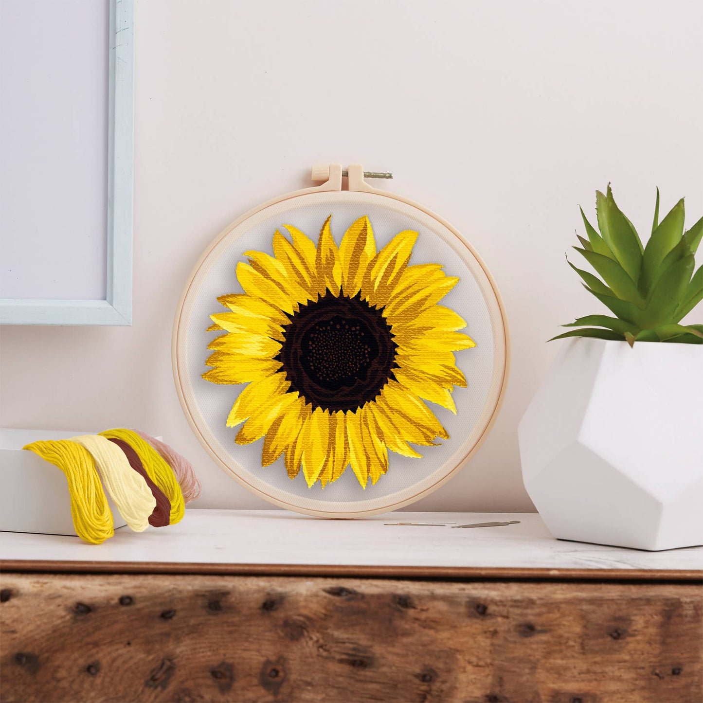 Simply Make Embroidery Kit - Sunflower