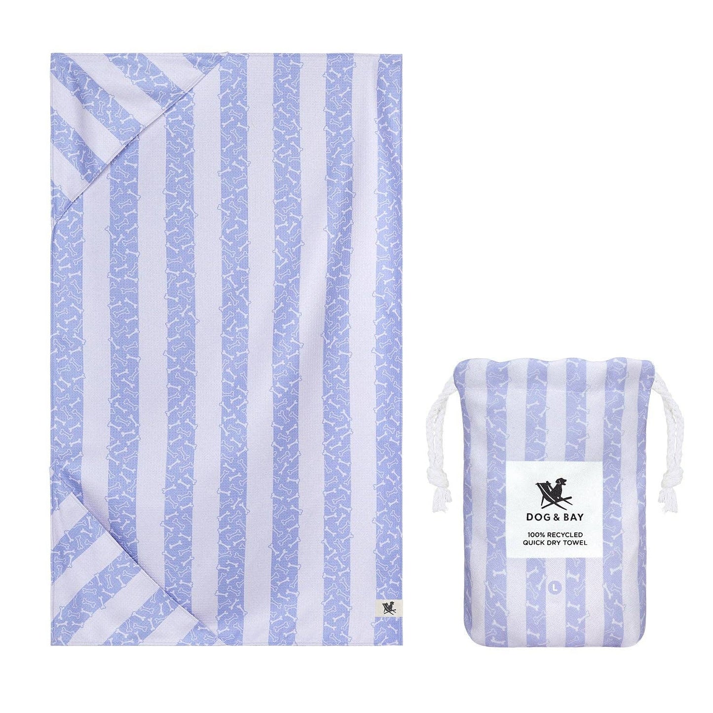 Dock & Bay Dog Towels - Pawfect Purple: Large
