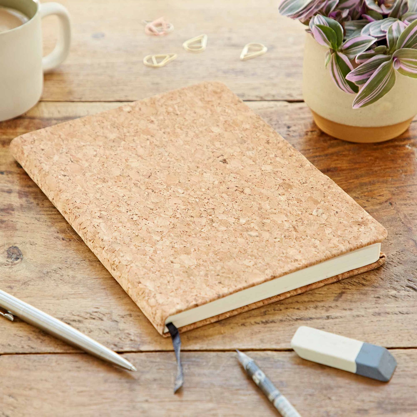 Natural Cork A5 Notebook: Natural