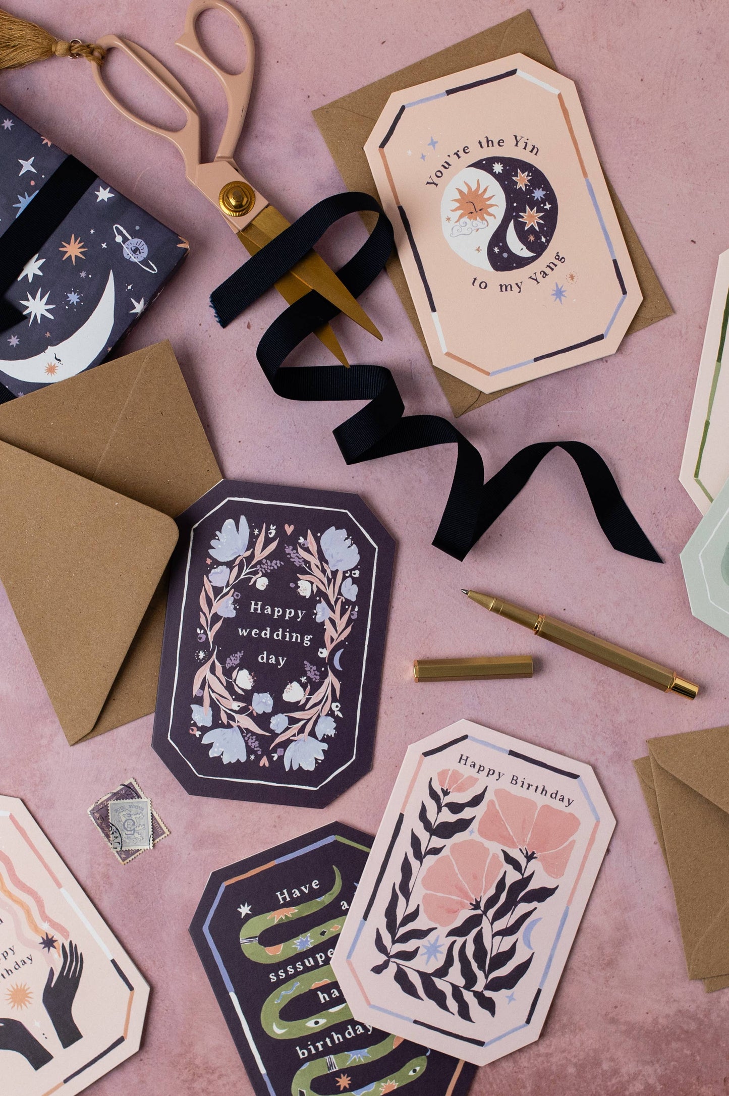 Floral Wedding Card | Shaped Greetings Cards | Wedding Cards