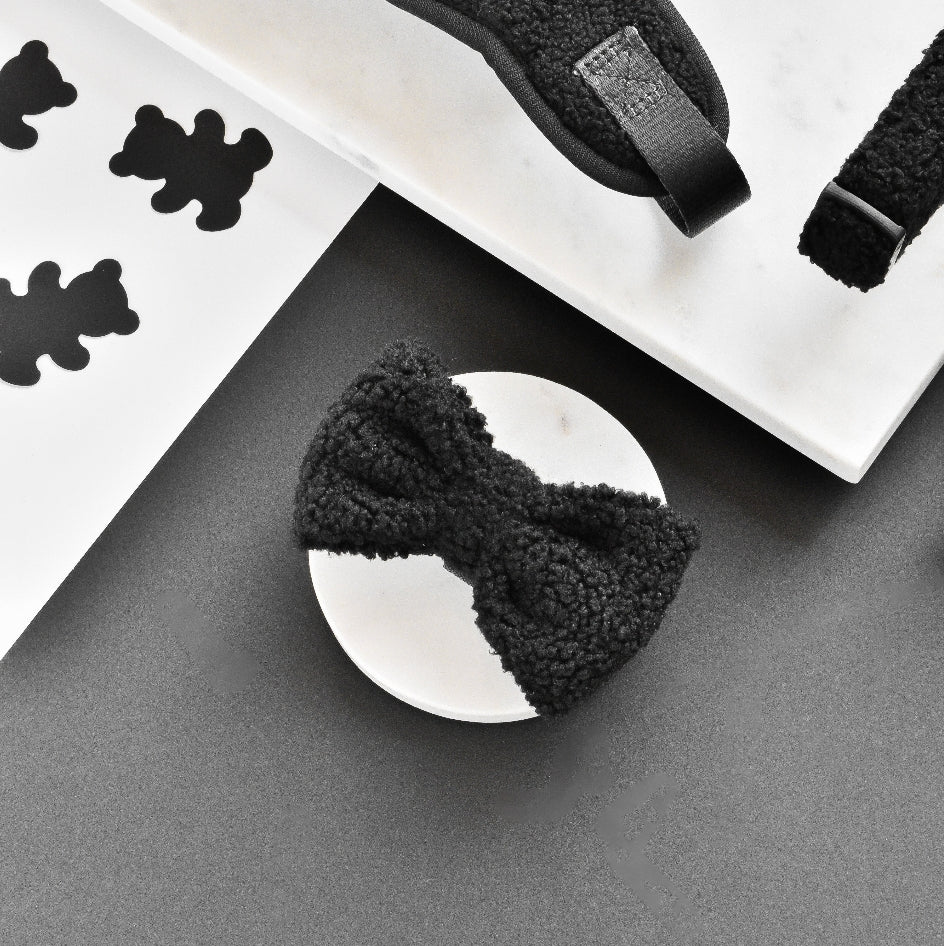 Cocopup Bow Tie Teddy Black
