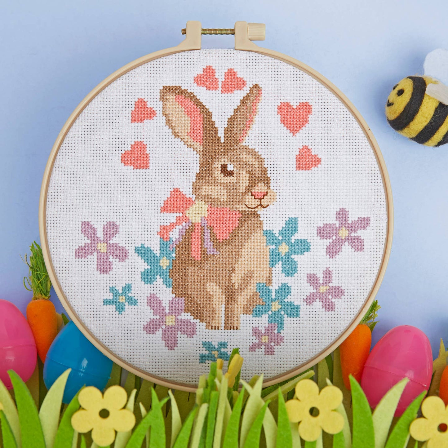 Simply Make Cross Stitch Craft Kit Bunny Design