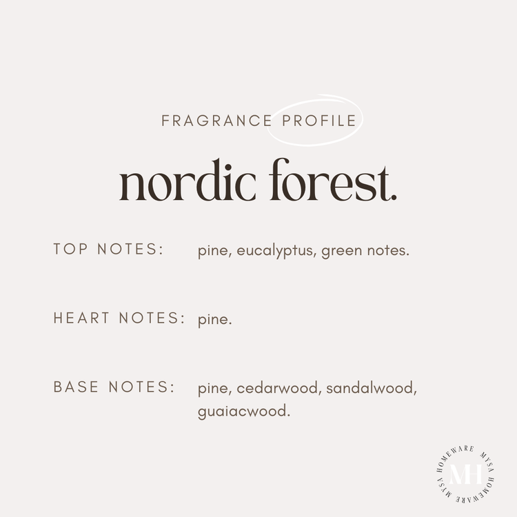 Mysa Candle Large Nordic Forest 30cl