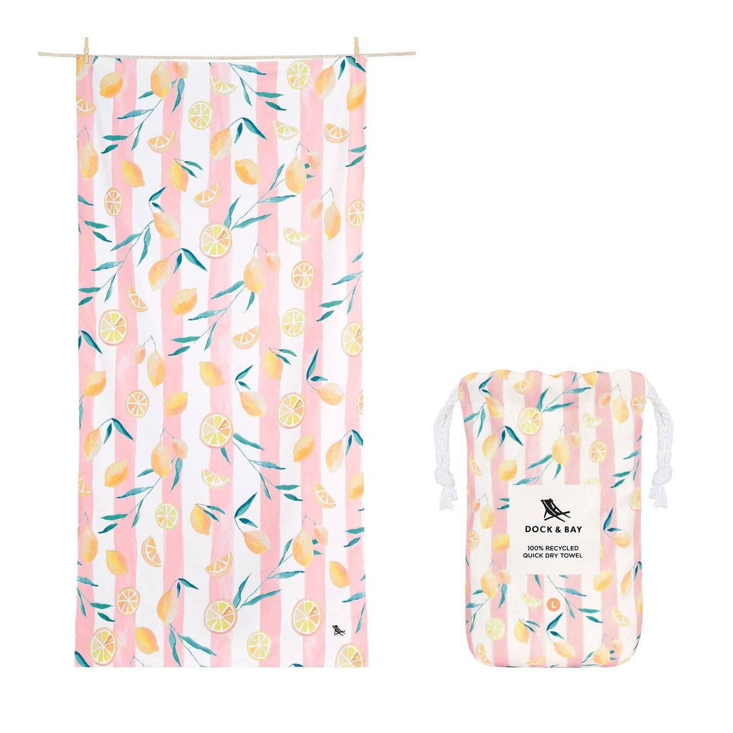 Dock & Bay Quick Dry Towels - Life Gives You Lemons: Extra Large