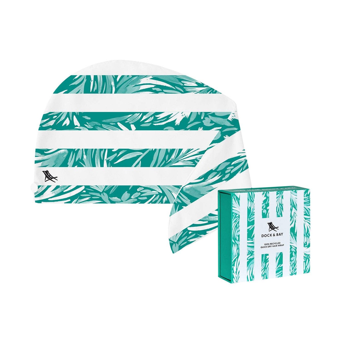 Dock & Bay Hair Wraps - Flower Power - Palm Paradise: One Size