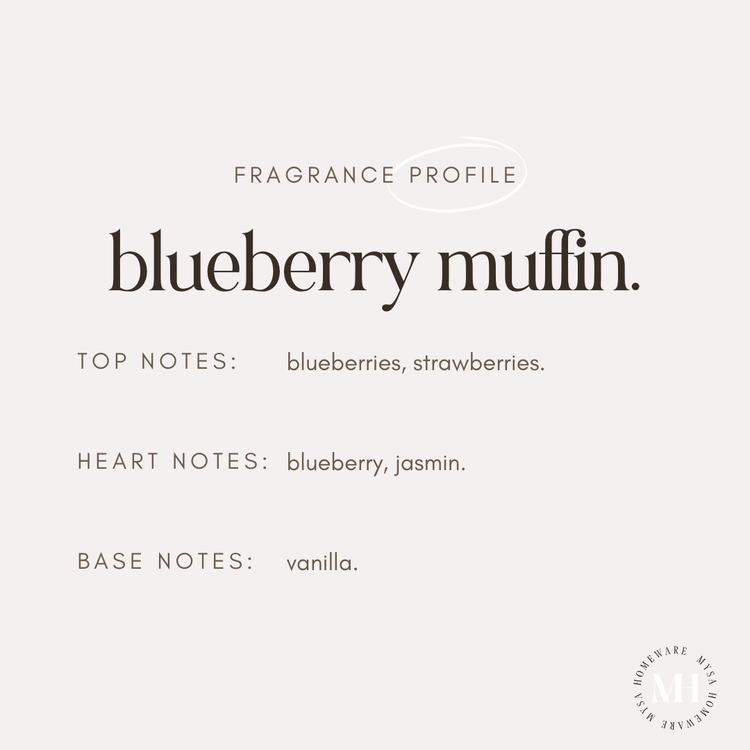 Mysa Wax Melts Blueberry Muffin