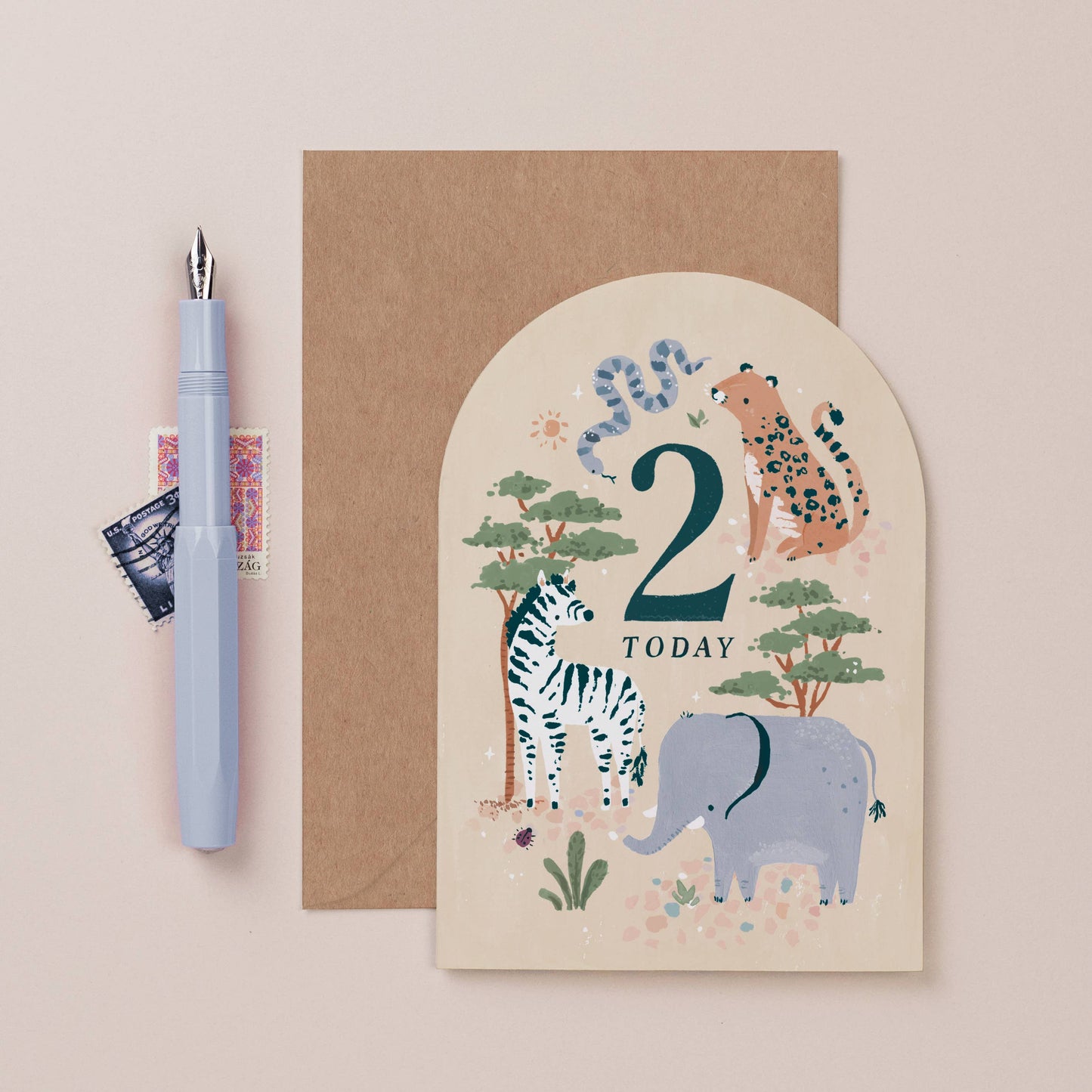 Age 2 Birthday Card - Sister Paper