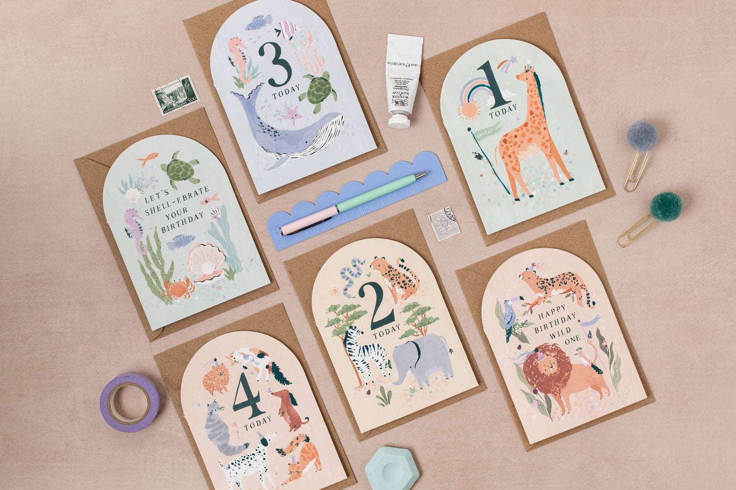 Age 2 Birthday Card - Sister Paper