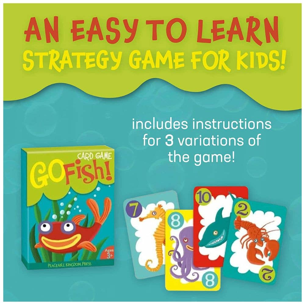 Peaceable Kingdom Go Fish Card Game