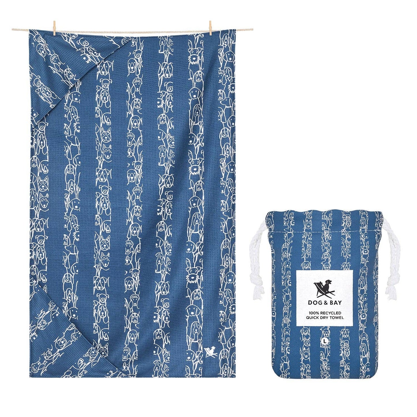 Dog Towel Puppy Party - Medium