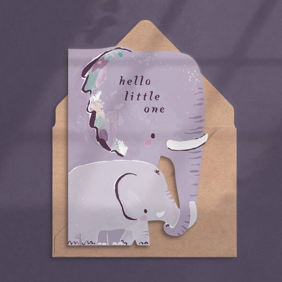 Elephant New Baby Card - Sister Paper