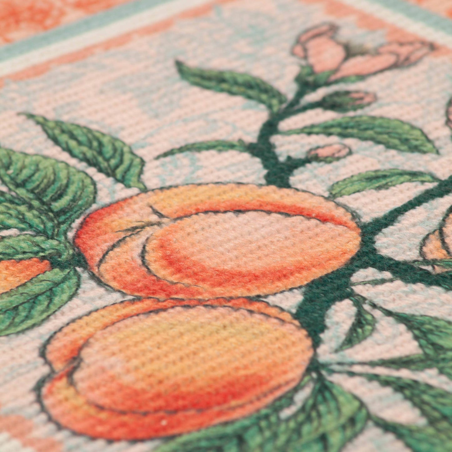 Anemone Peaches Set of 4 Indoor/Outdoor Placemats Multi: Multicolour / 36 x 46cm