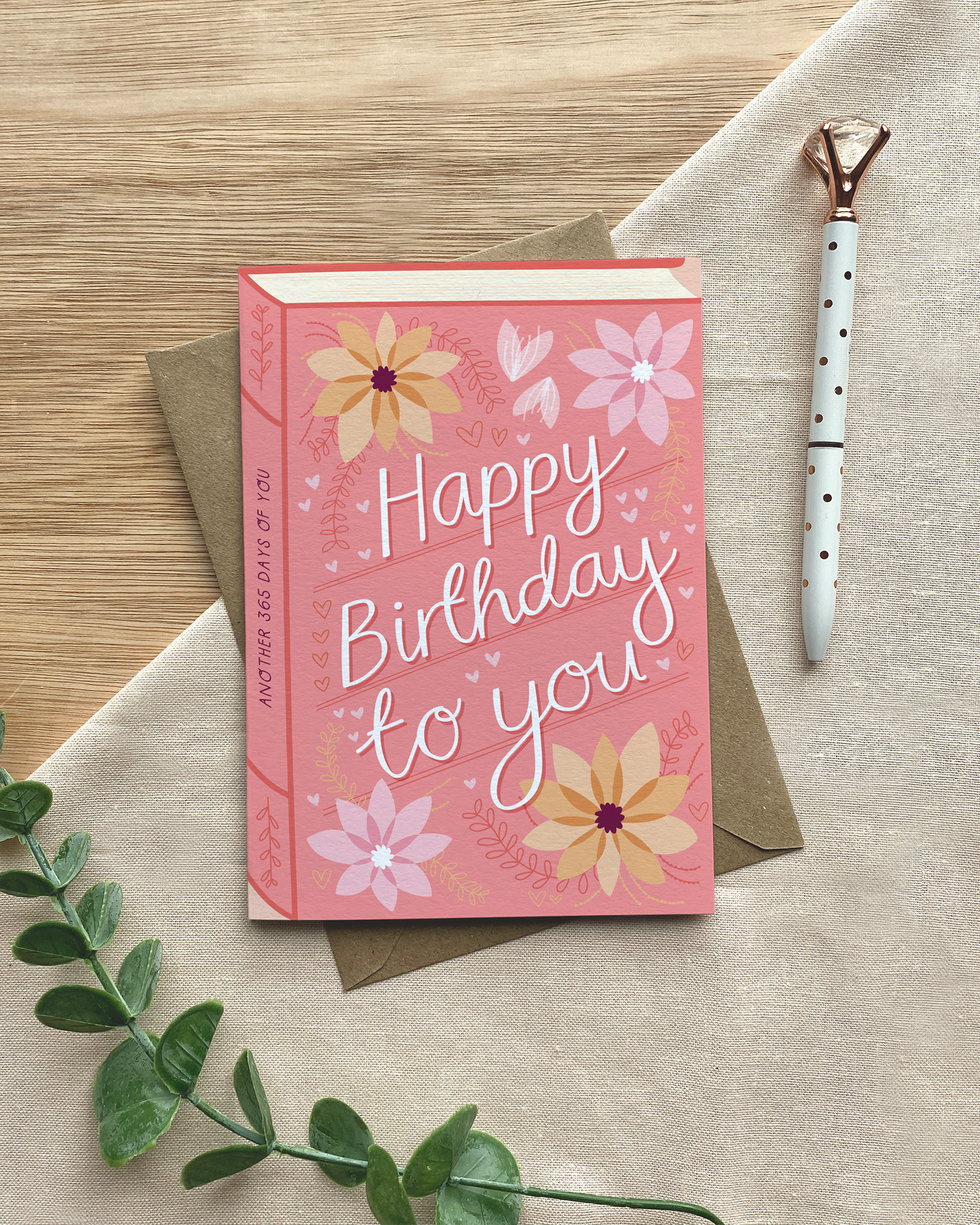 Happy Birthday To You – Luxury Book Greeting Card: Naked and Nested
