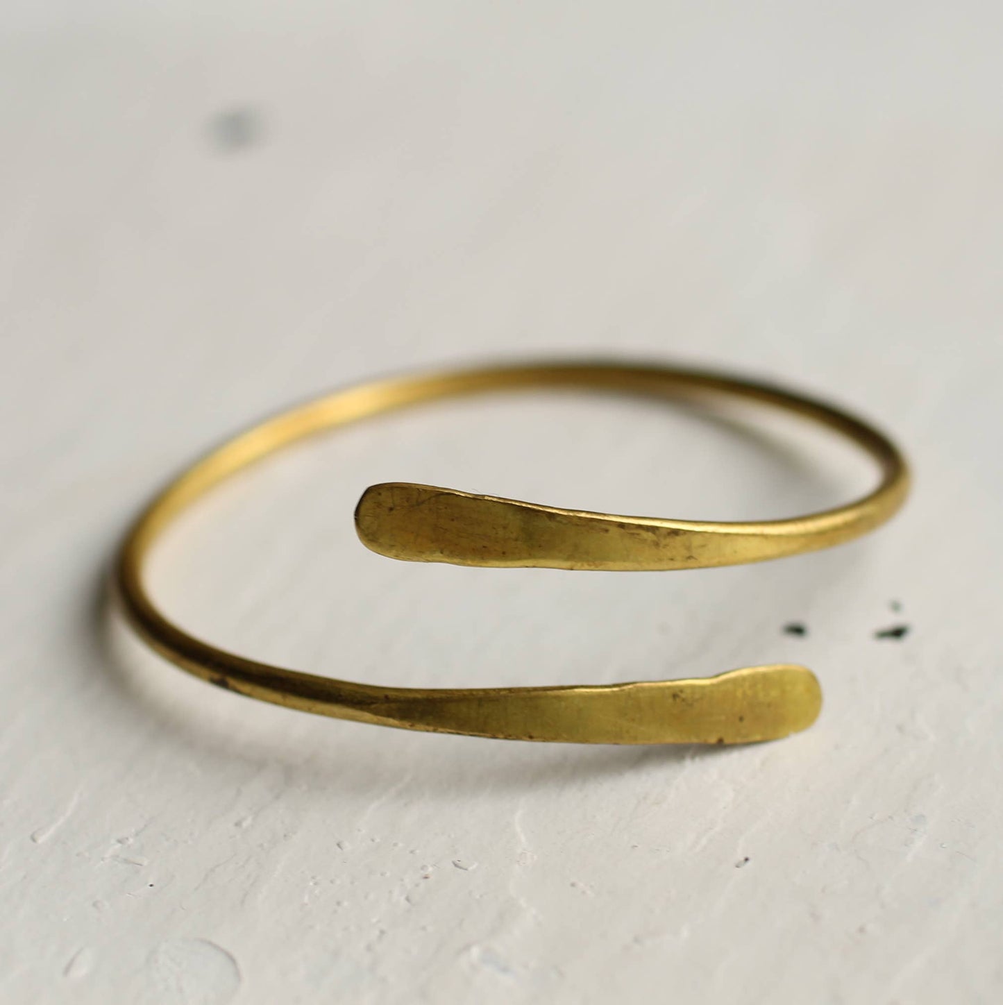 Brass Grecian Wrap Bracelet