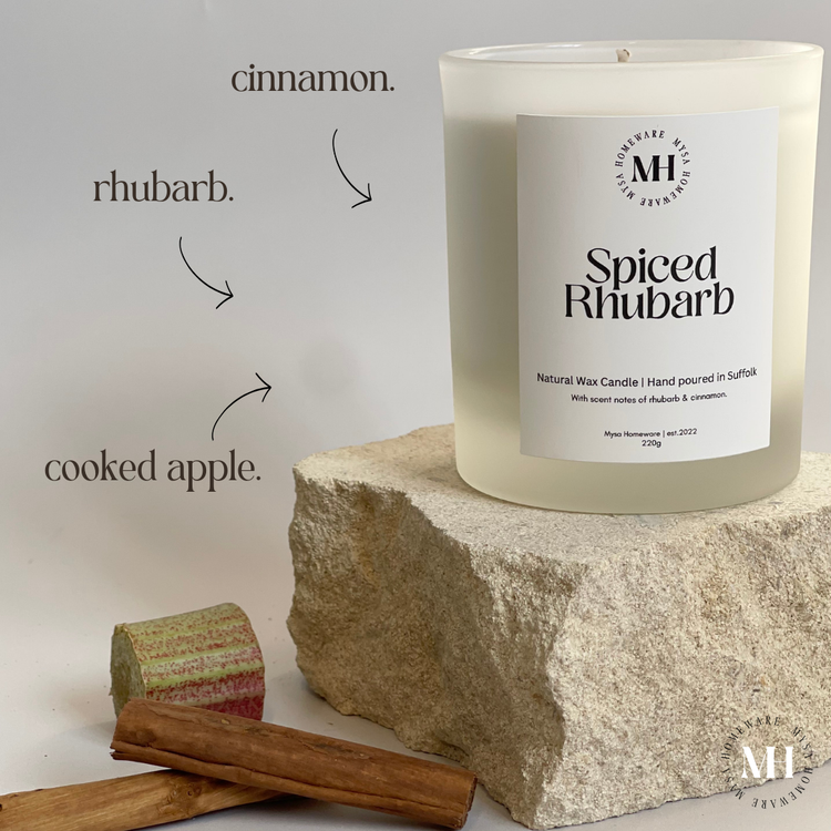 Mysa Large Candle Spiced Rhubarb 30cl