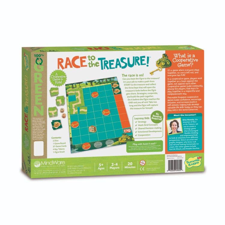Cooperative Game - Peaceable Kingdom Race To The Treasure
