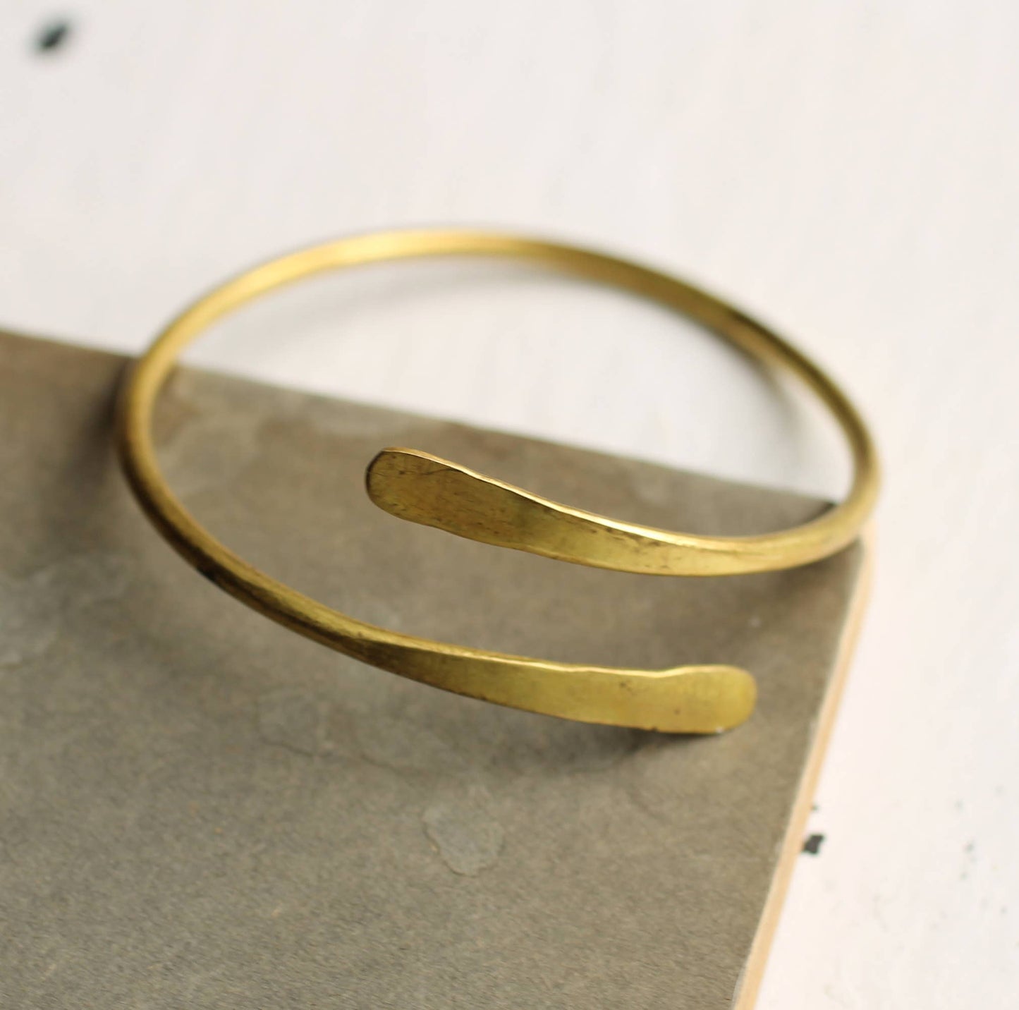 Brass Grecian Wrap Bracelet