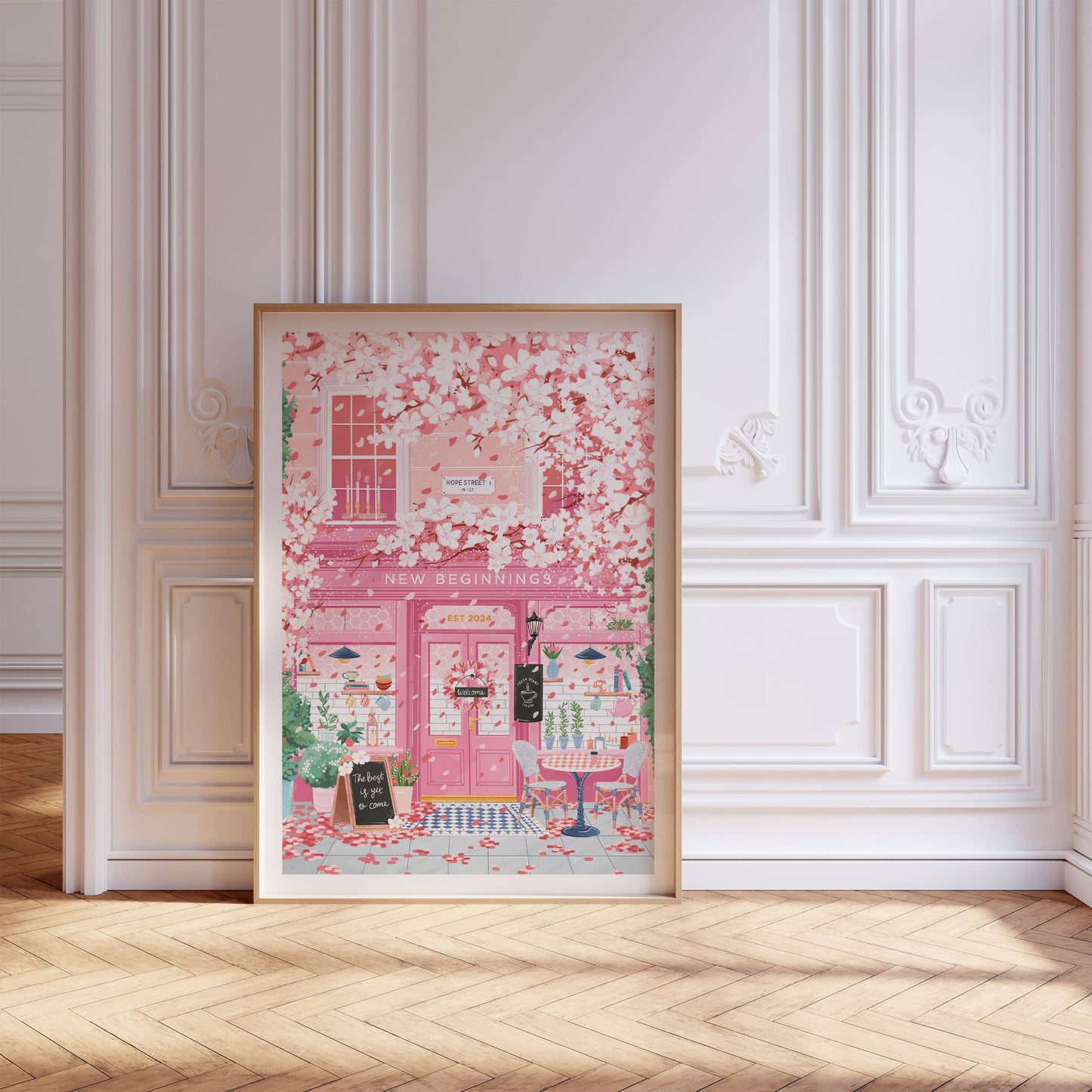 New Beginnings Cafe Print: A3