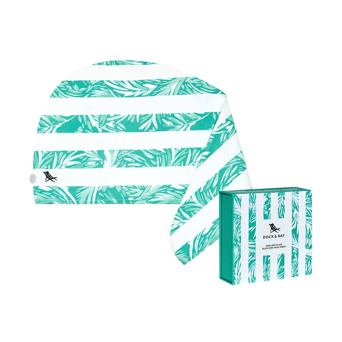 Dock & Bay Hair Wraps - Flower Power - Palm Paradise: One Size