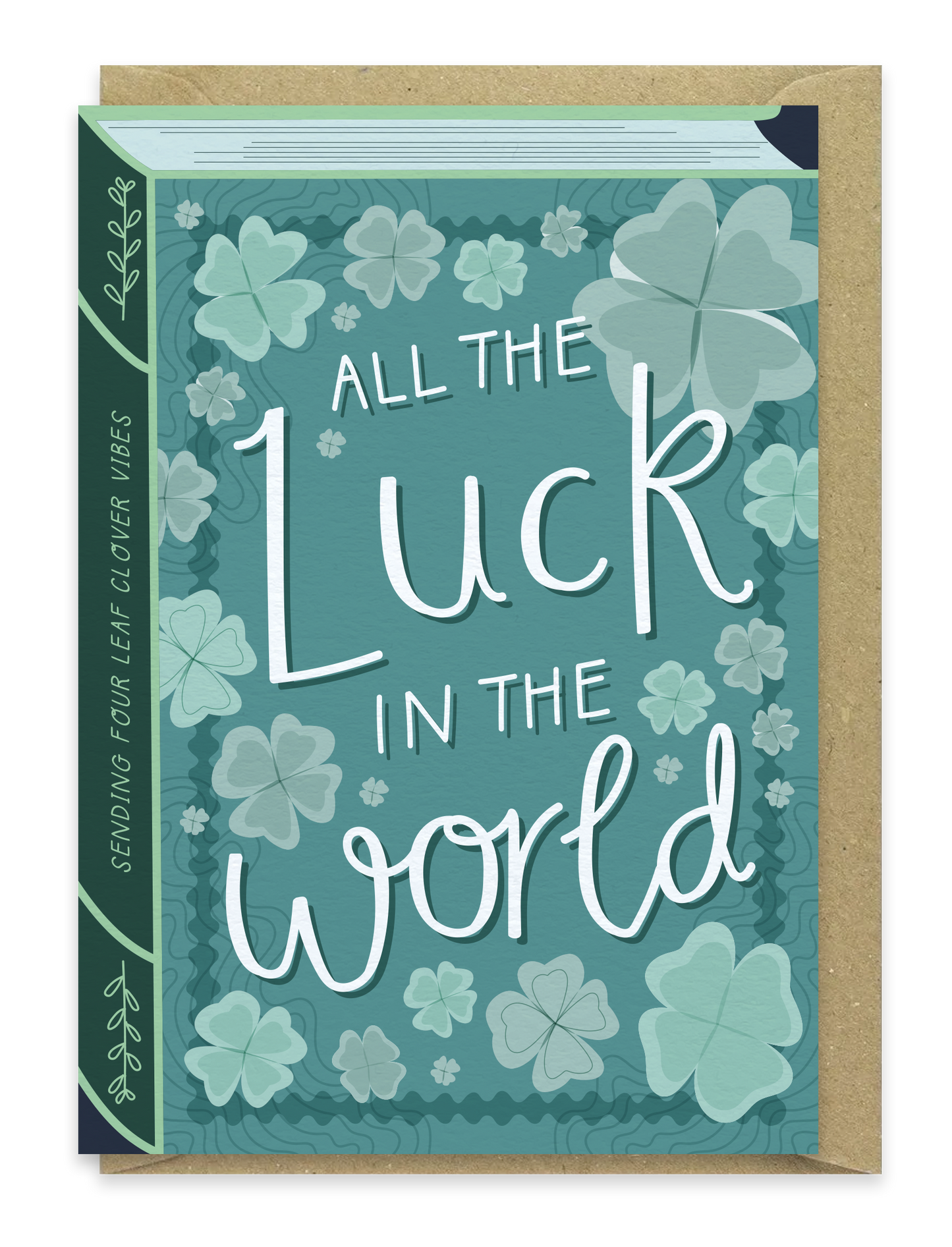 All the Luck – Luxury Book Good Luck Card: Naked and Nested