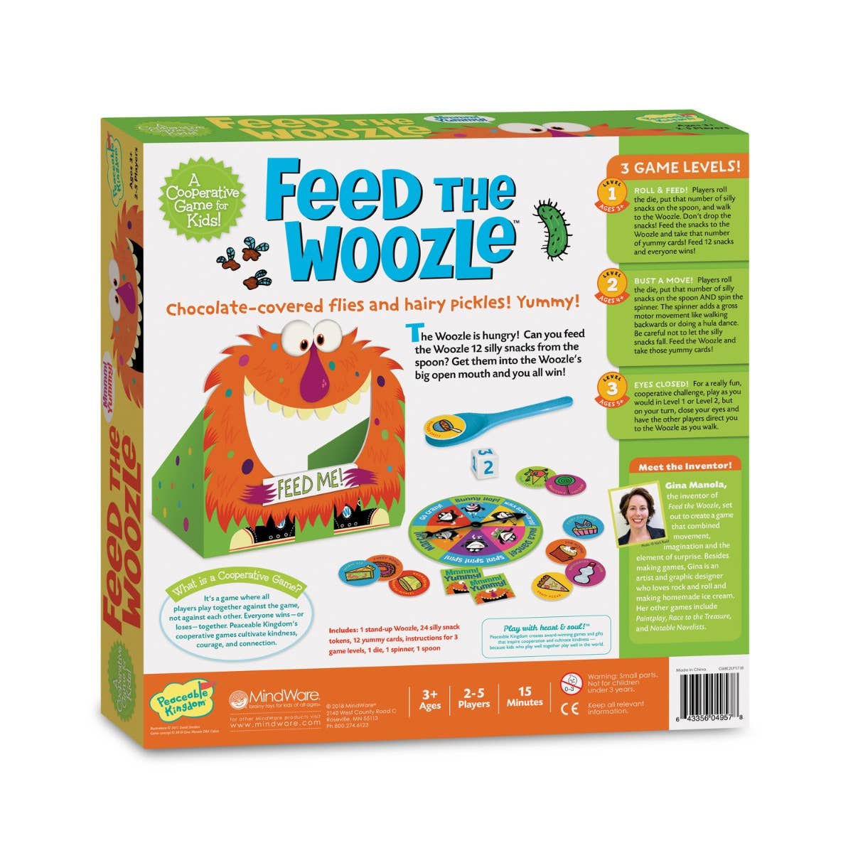 Cooperative Game - Peaceable Kingdom Feed The Woozle