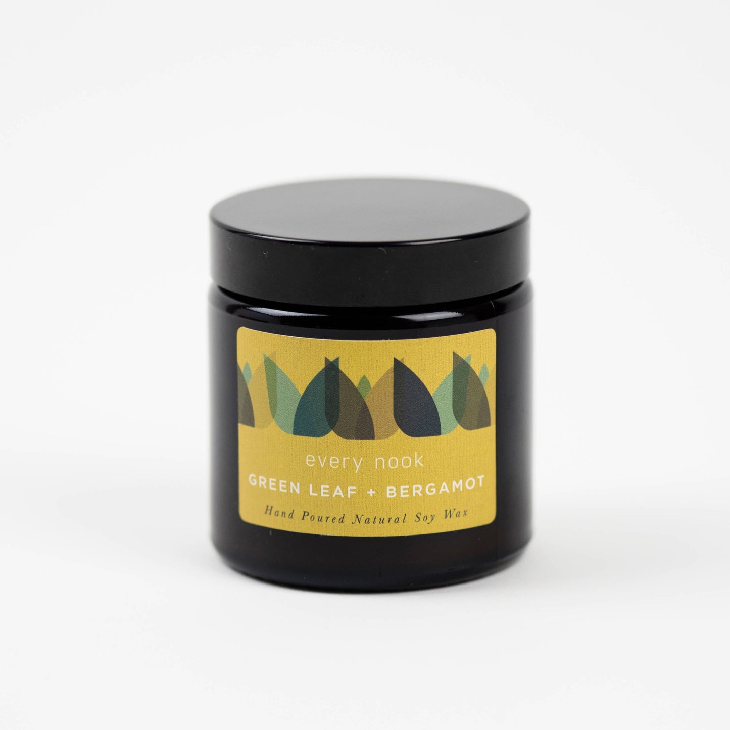 Every nook small scented soy candle: Green Leaf Bergamot