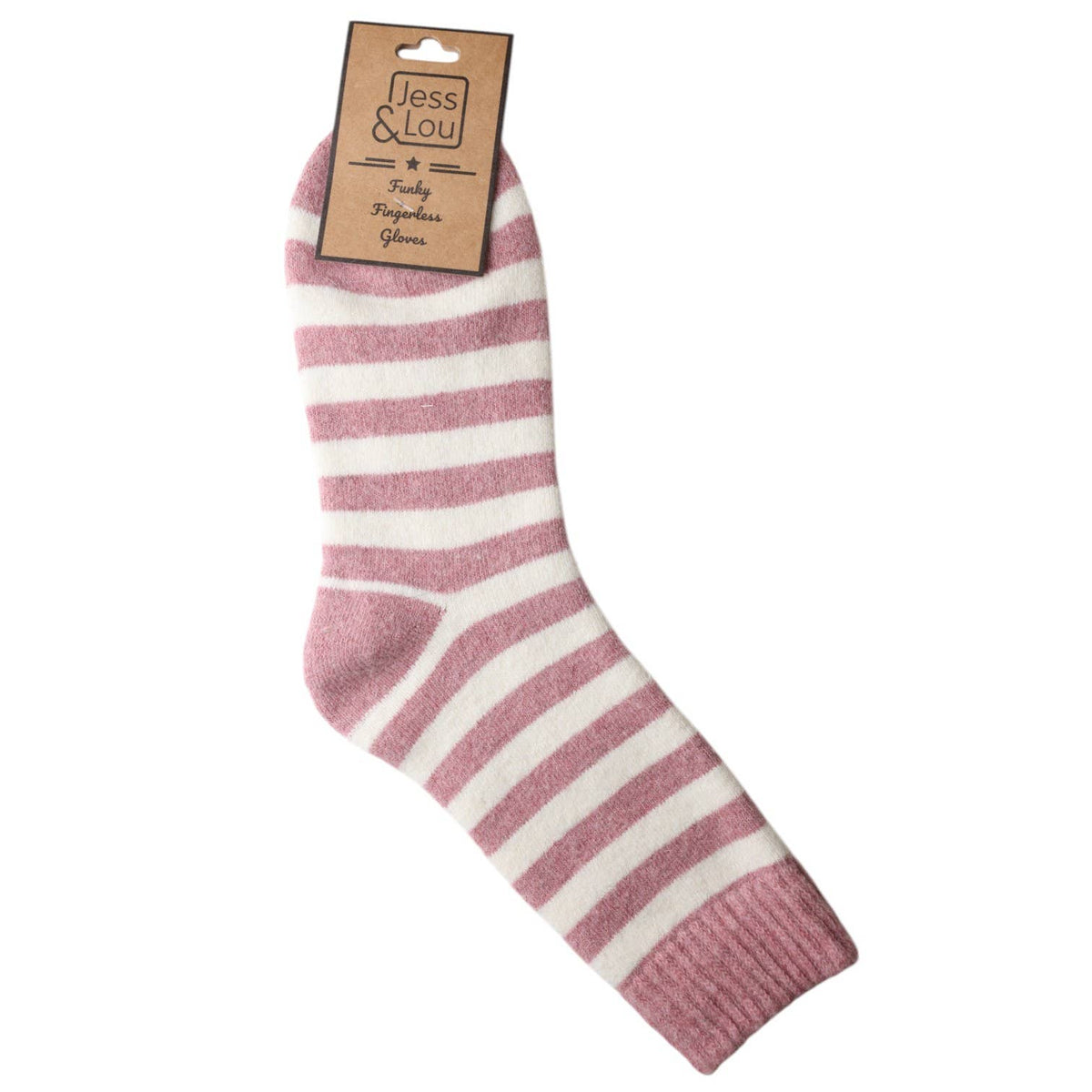 Pink Stripe Cosy Socks SL761