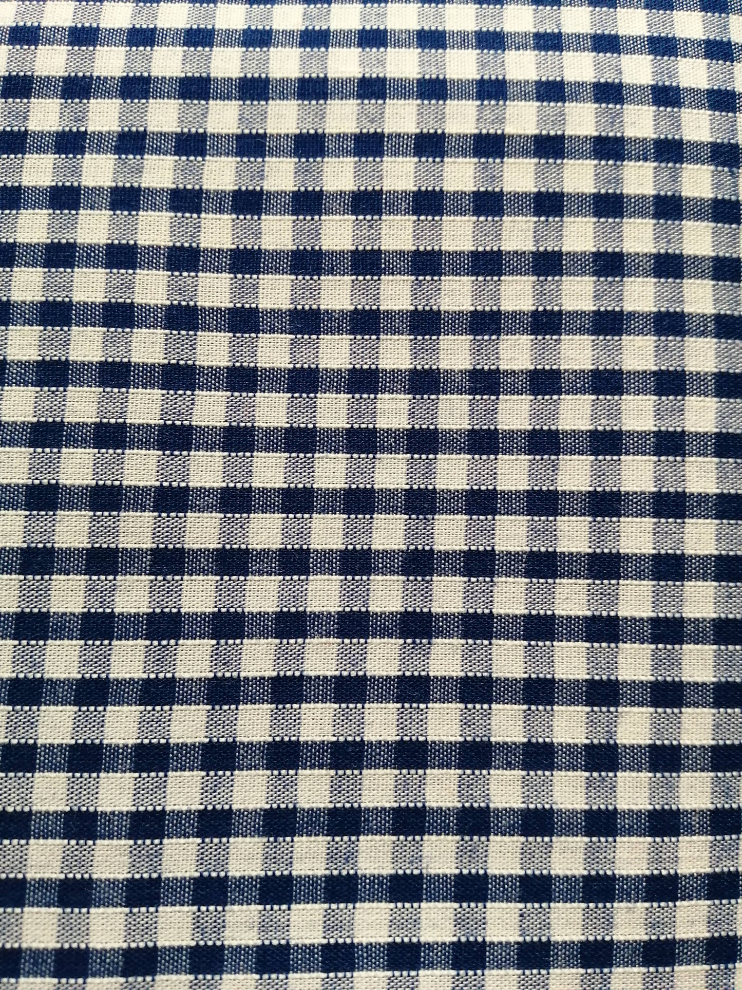 Gingham scrunchie, school hair accessory, checked scrunchies: Royal Blue