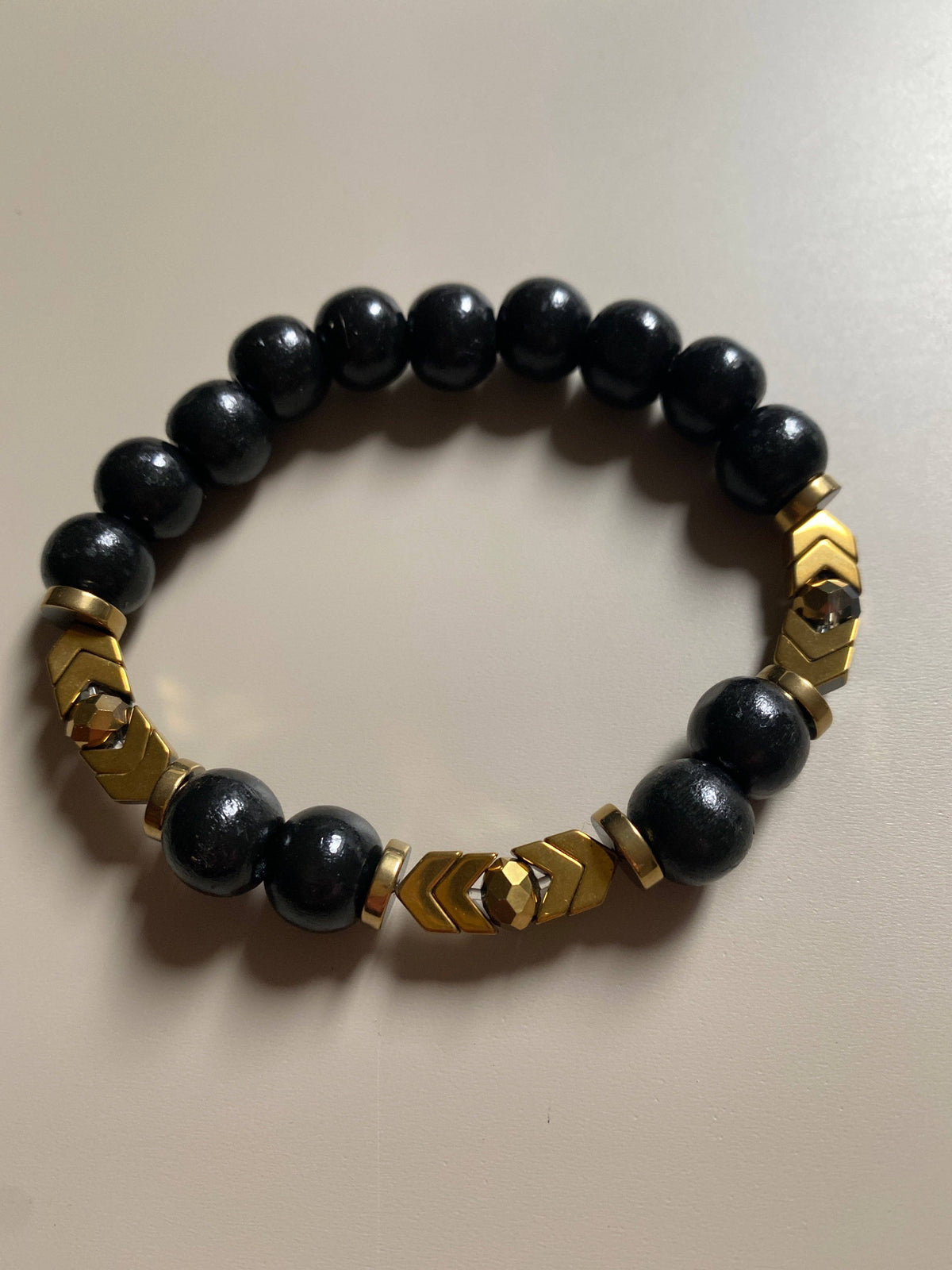 Gist - black and gold bracelet