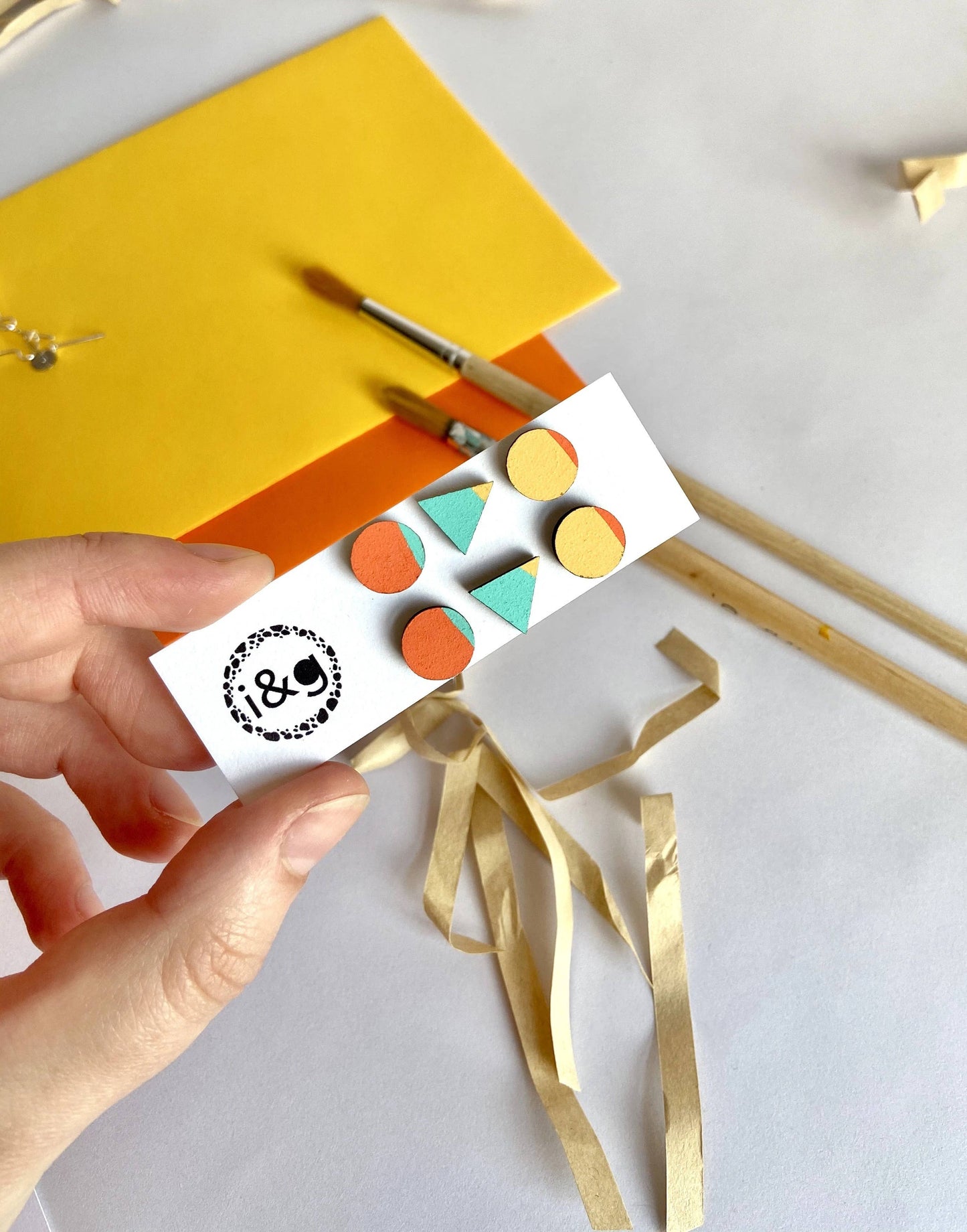 Retro 70’s Inspired Mini Studs in Classic