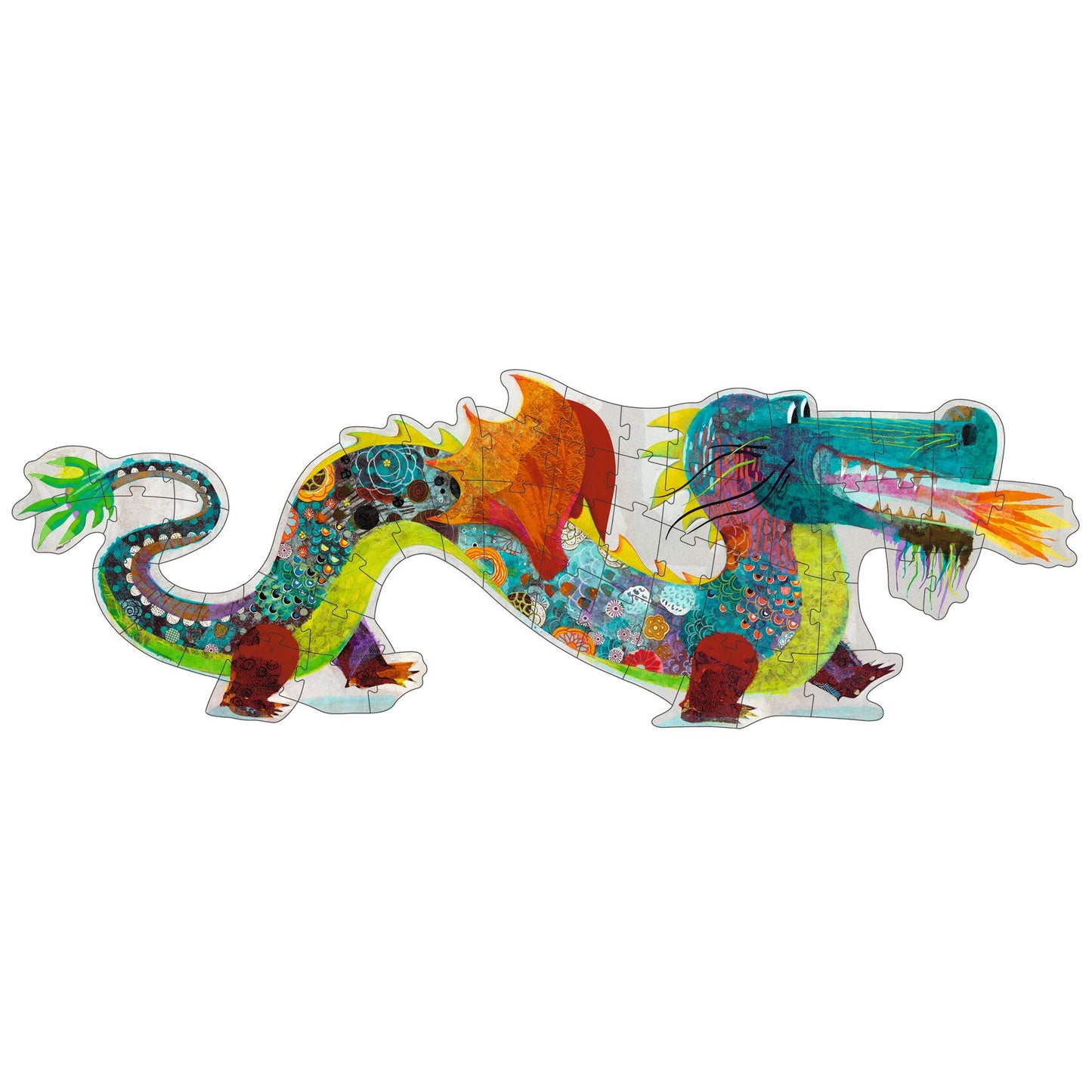 Djeco Giant Puzzle - Leon the Dragon