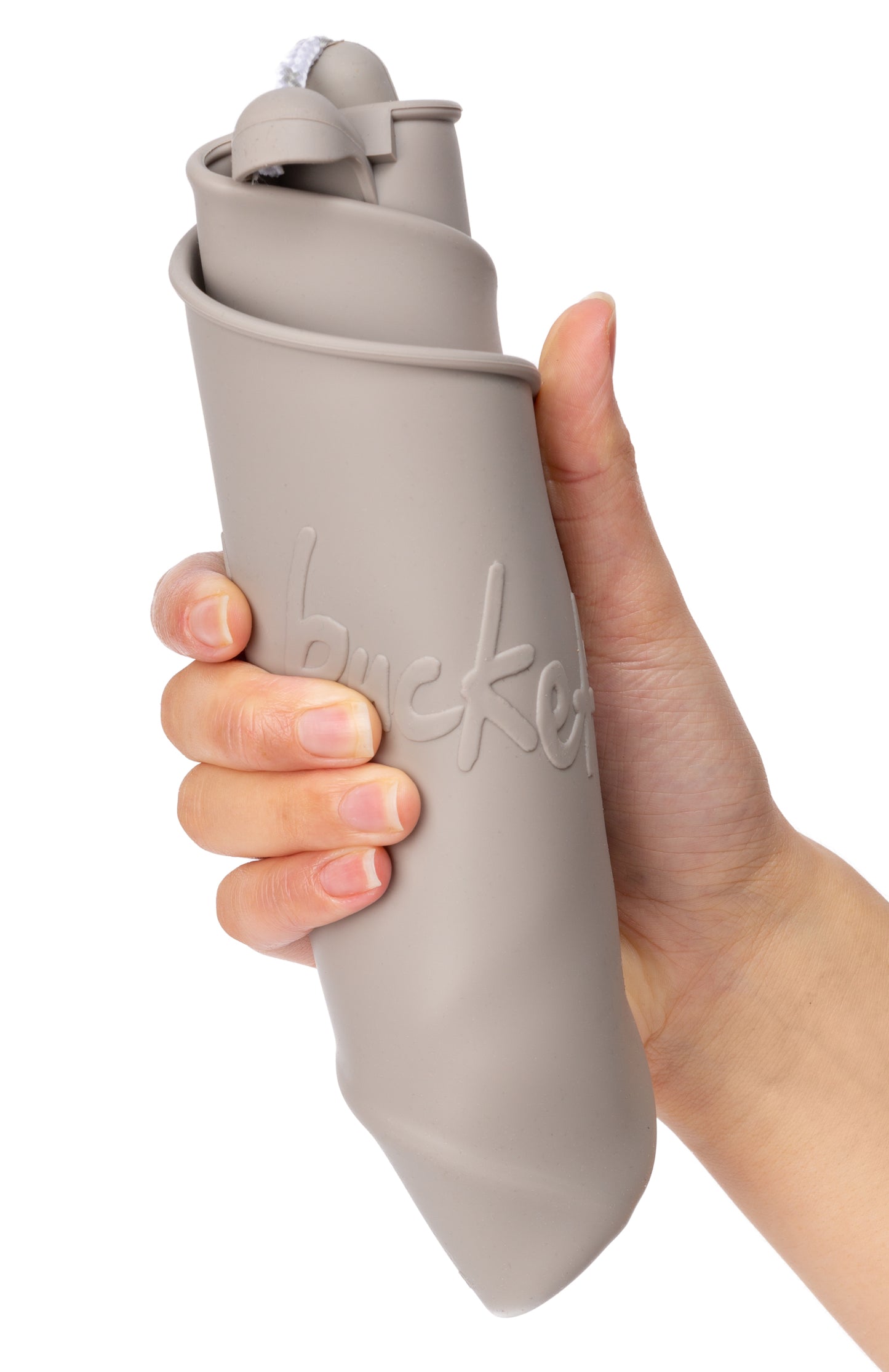 Scrunch Bucket - Mushroom Grey