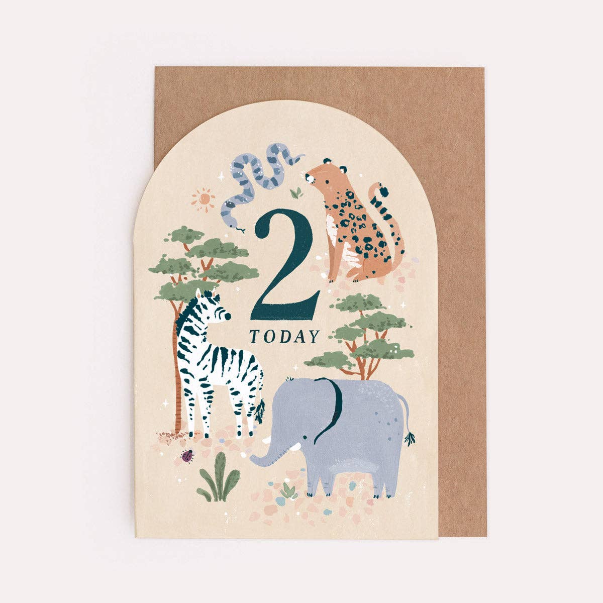 Age 2 Birthday Card - Sister Paper