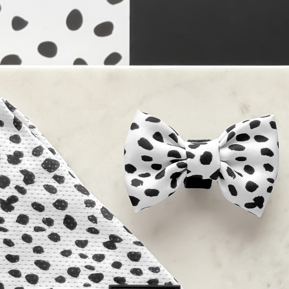 Cocopup Bow Tie Monochrome Spots