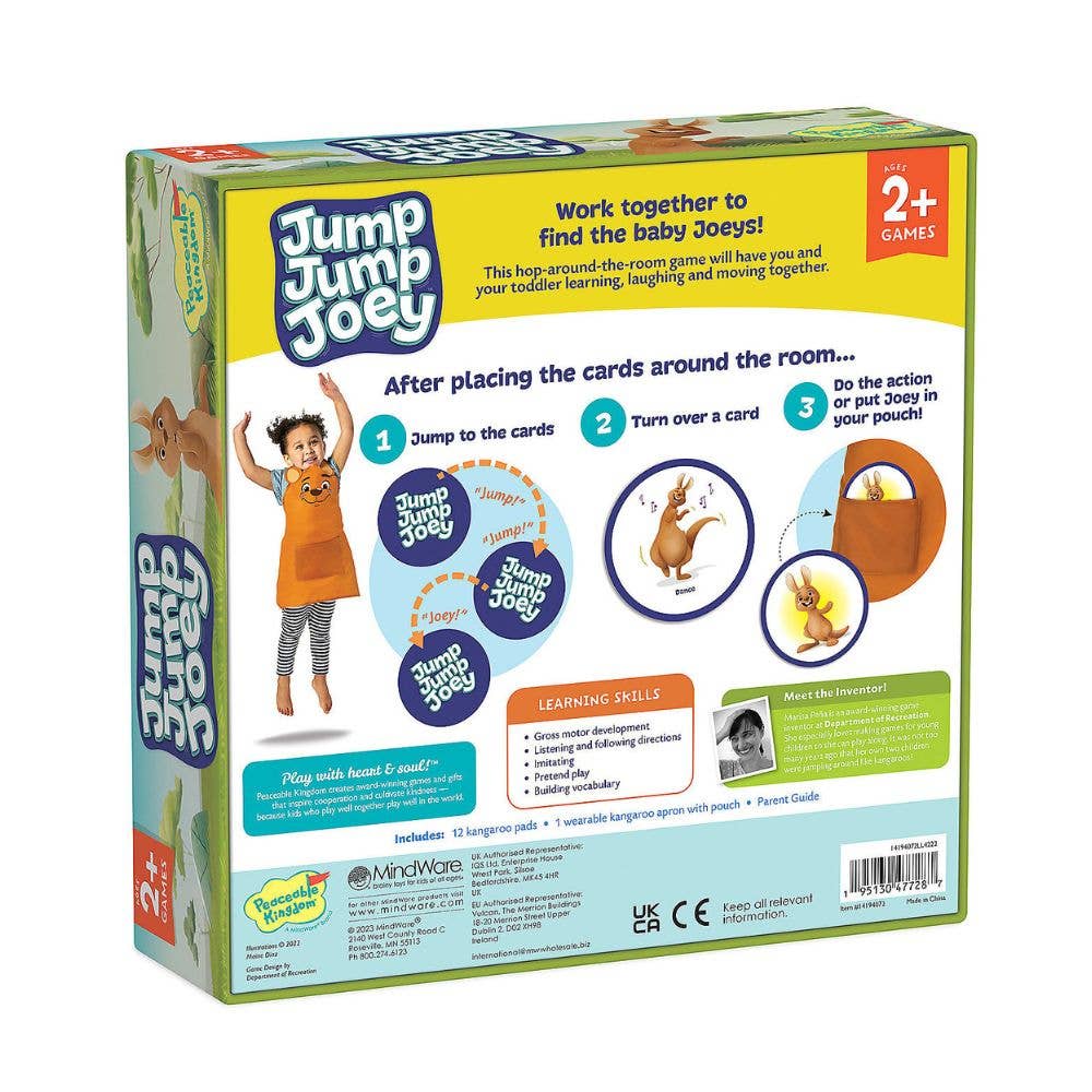 Toddler Game - Peaceable Kingdom Jump Jump Joey