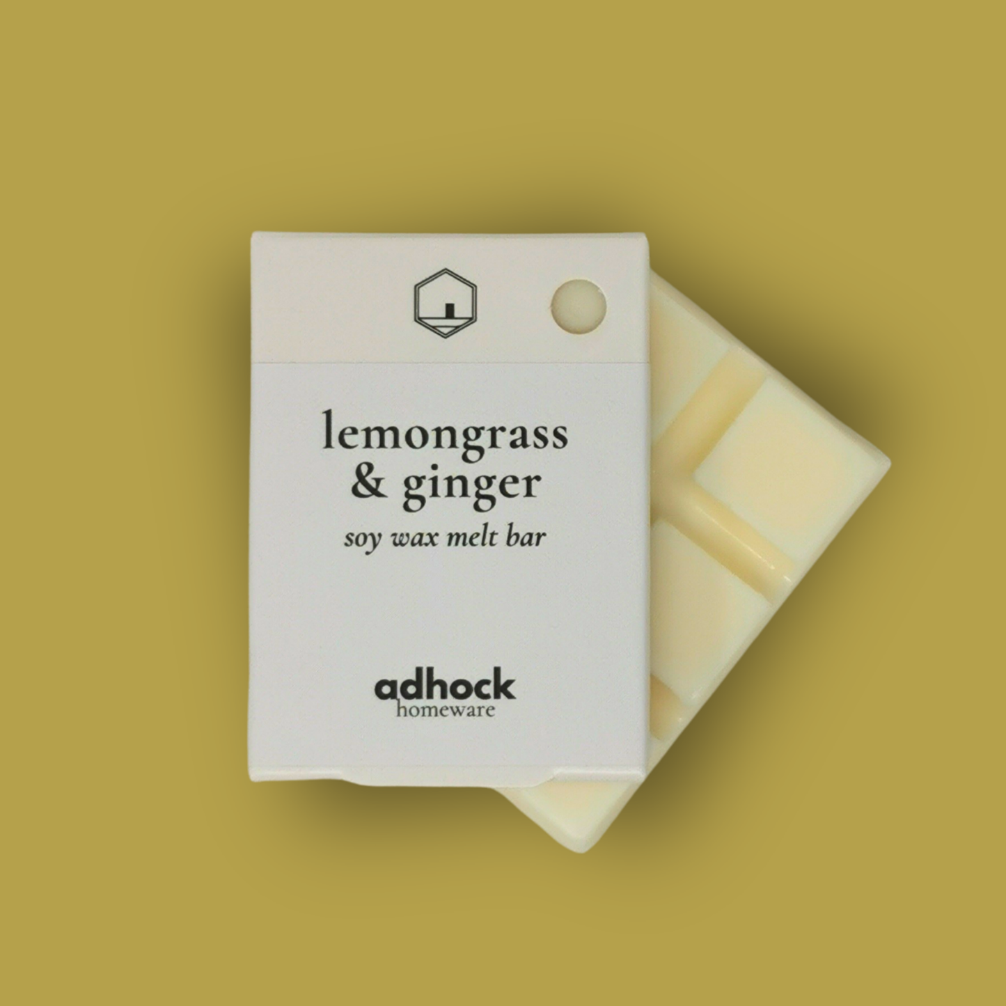 Lemongrass & Ginger - Soy Wax Melt Bar 80g