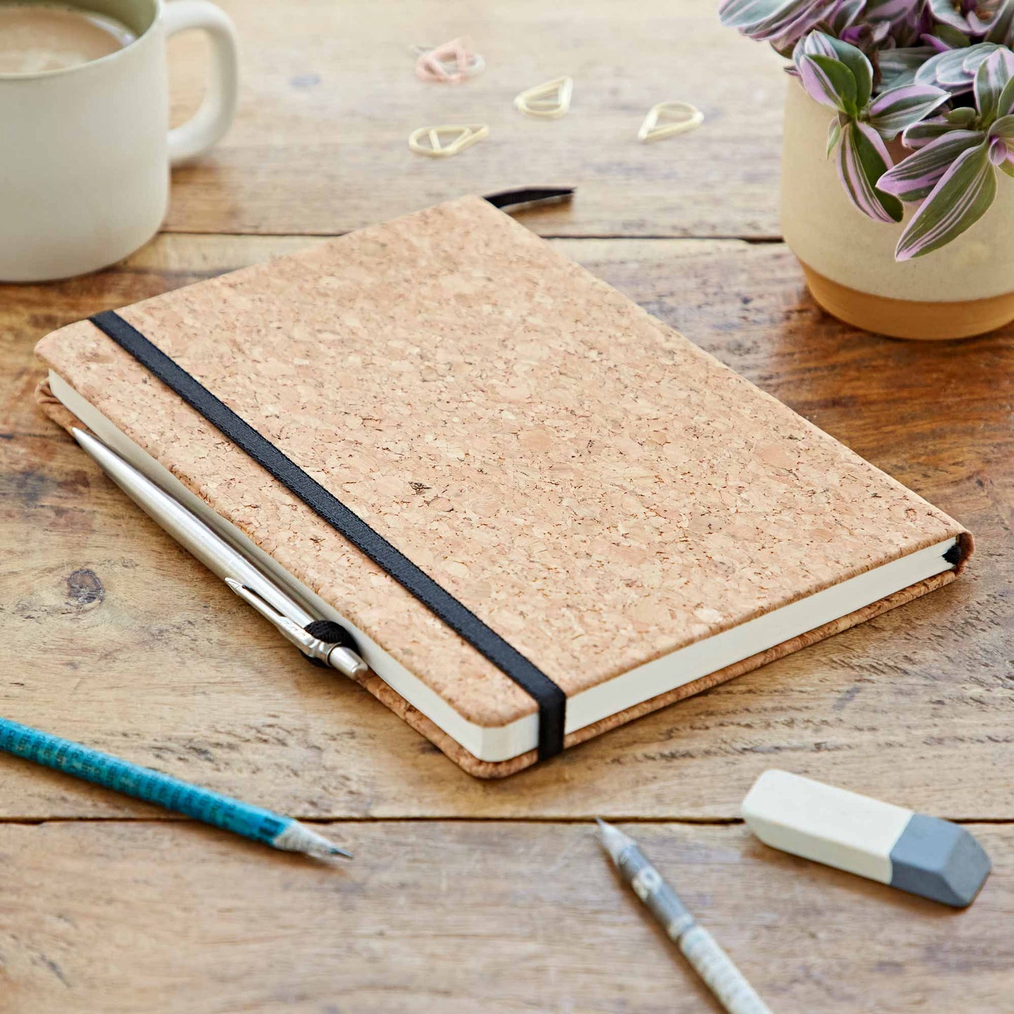Natural Cork A5 Notebook: Natural