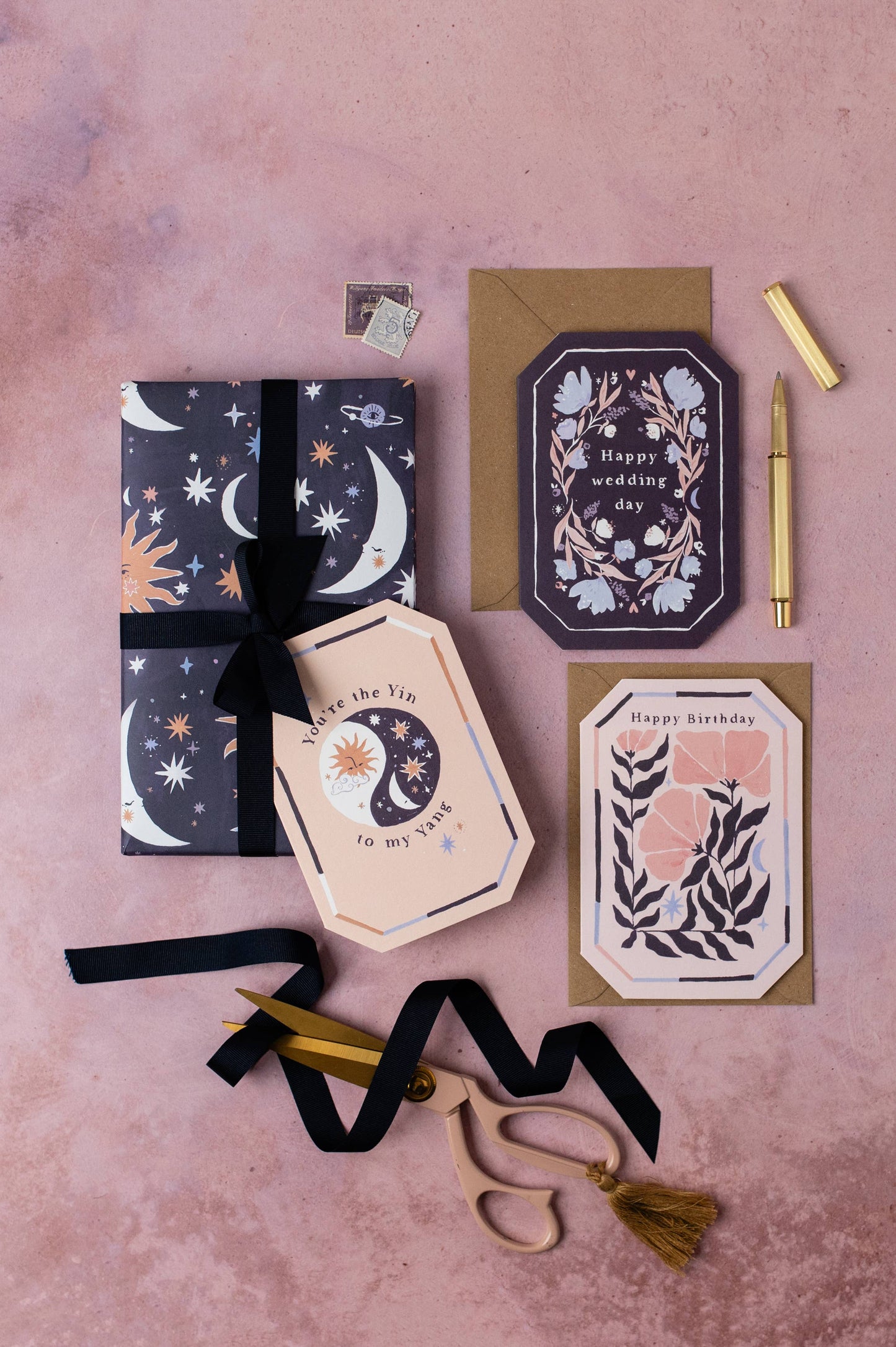 Floral Wedding Card | Shaped Greetings Cards | Wedding Cards