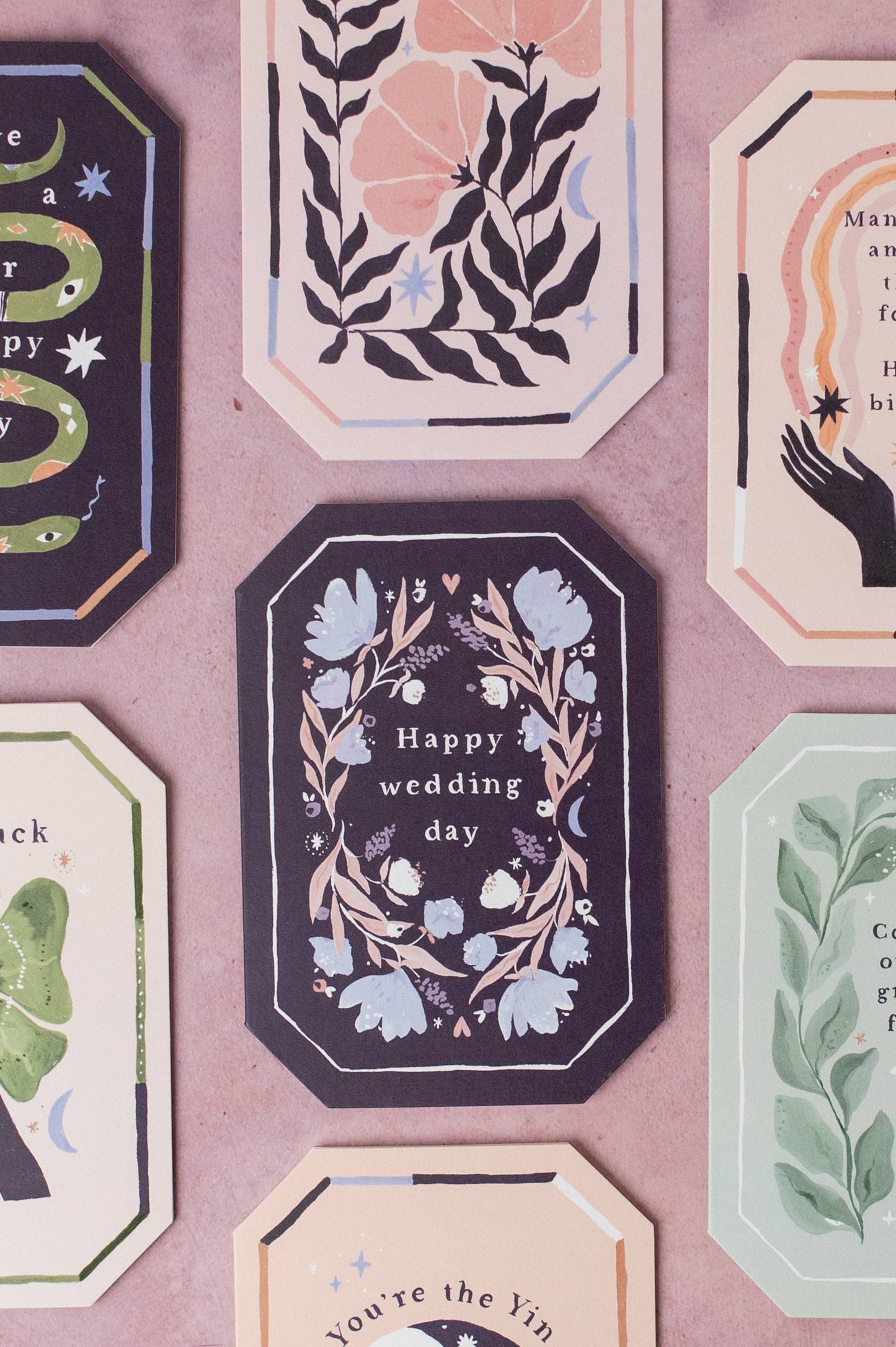 Floral Wedding Card | Shaped Greetings Cards | Wedding Cards