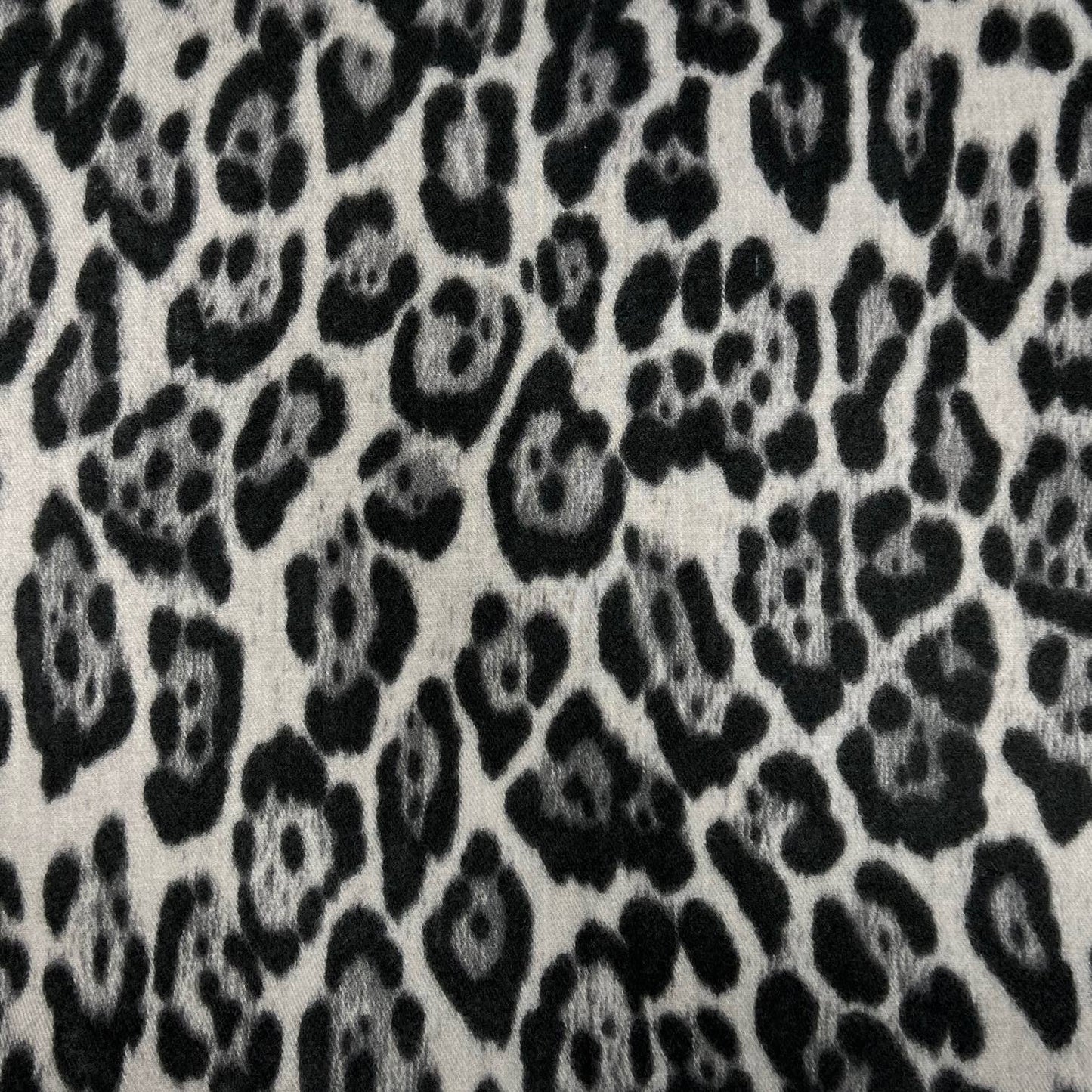 Classic leopard winter scarf with tassels on each end: Brown Classic
