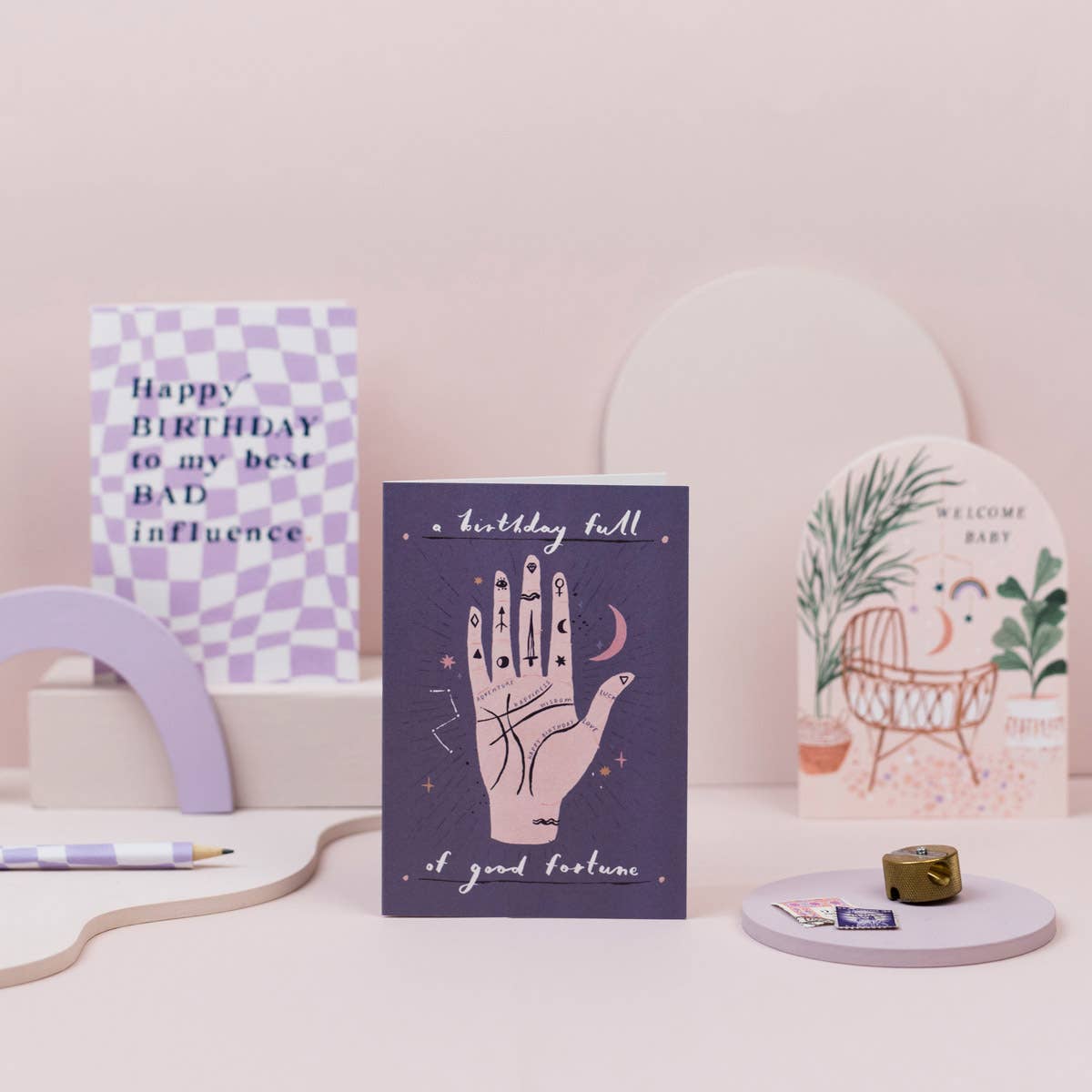 Welcome Baby Card - Sister Paper