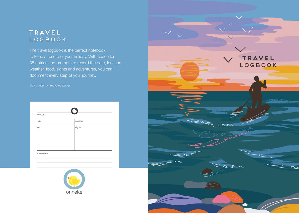 Travel Logbook Paddleboarding - Adventure Journal