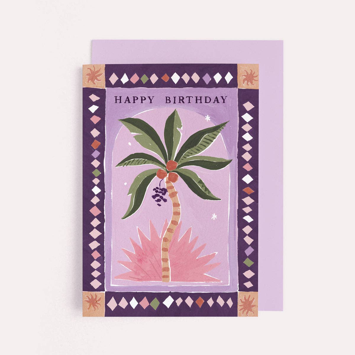 Palm Tree Birthday Card | Tropical Summer Birthday Cards