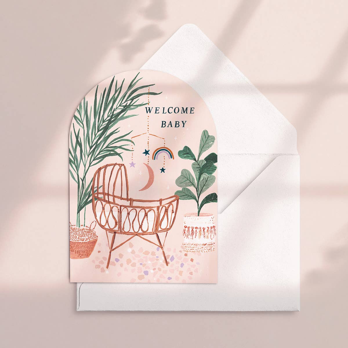 Welcome Baby Card - Sister Paper