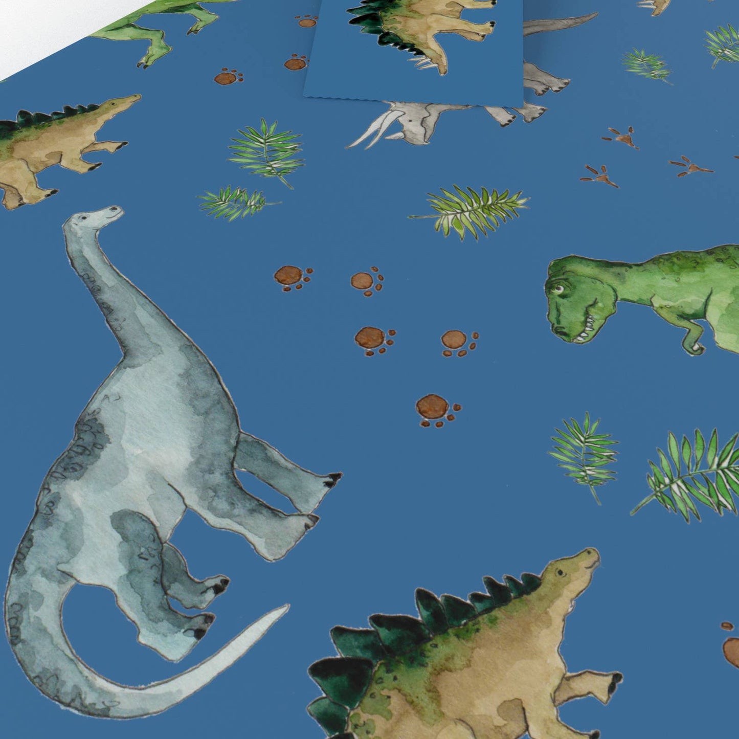 Childrens Blue Dinosaurs  • ECO Friendly  • UK Made