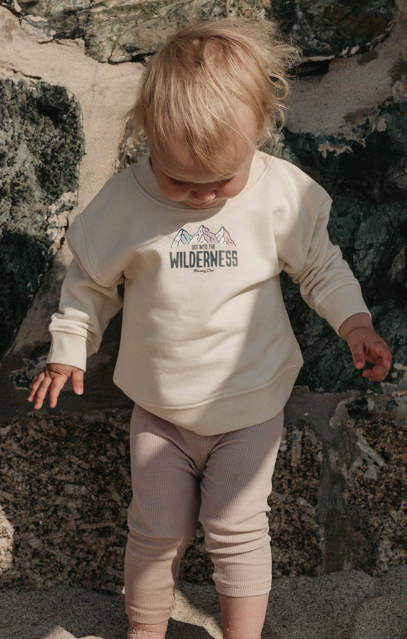 Into The Wilderness Organic Cotton Childrens Sweatshirt: Natural* / 3-4 Years