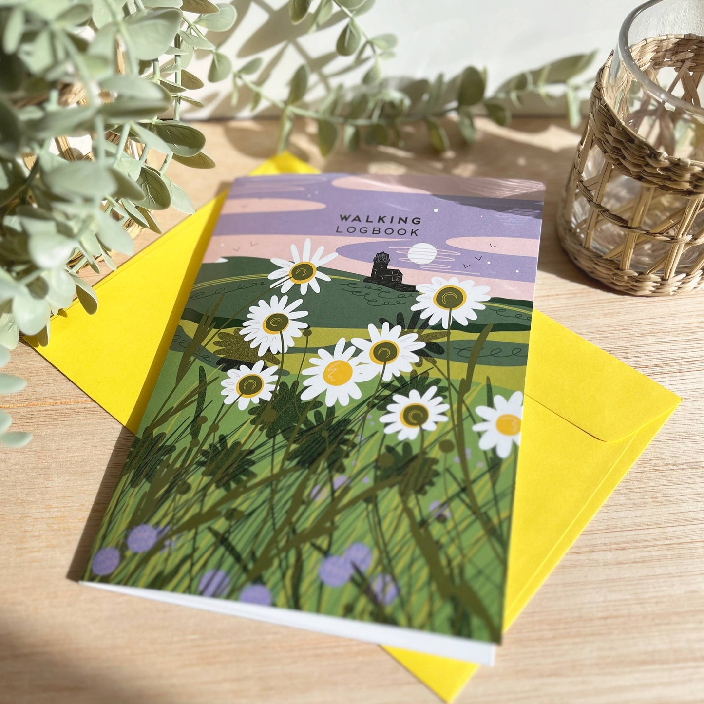Walking logbook lighthouse - journal outdoor notebook