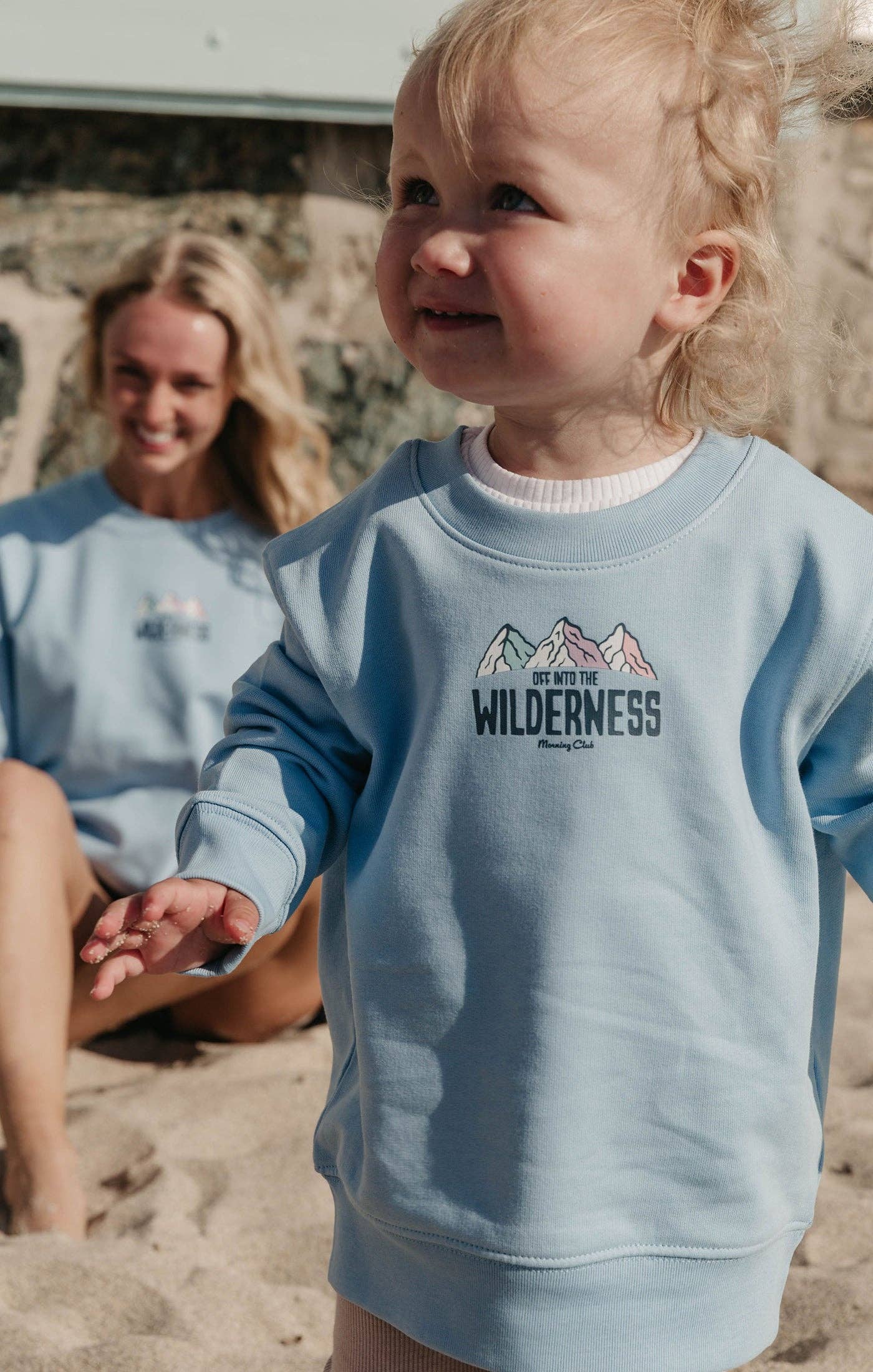 Into The Wilderness Organic Cotton Childrens Sweatshirt: Natural* / 3-4 Years