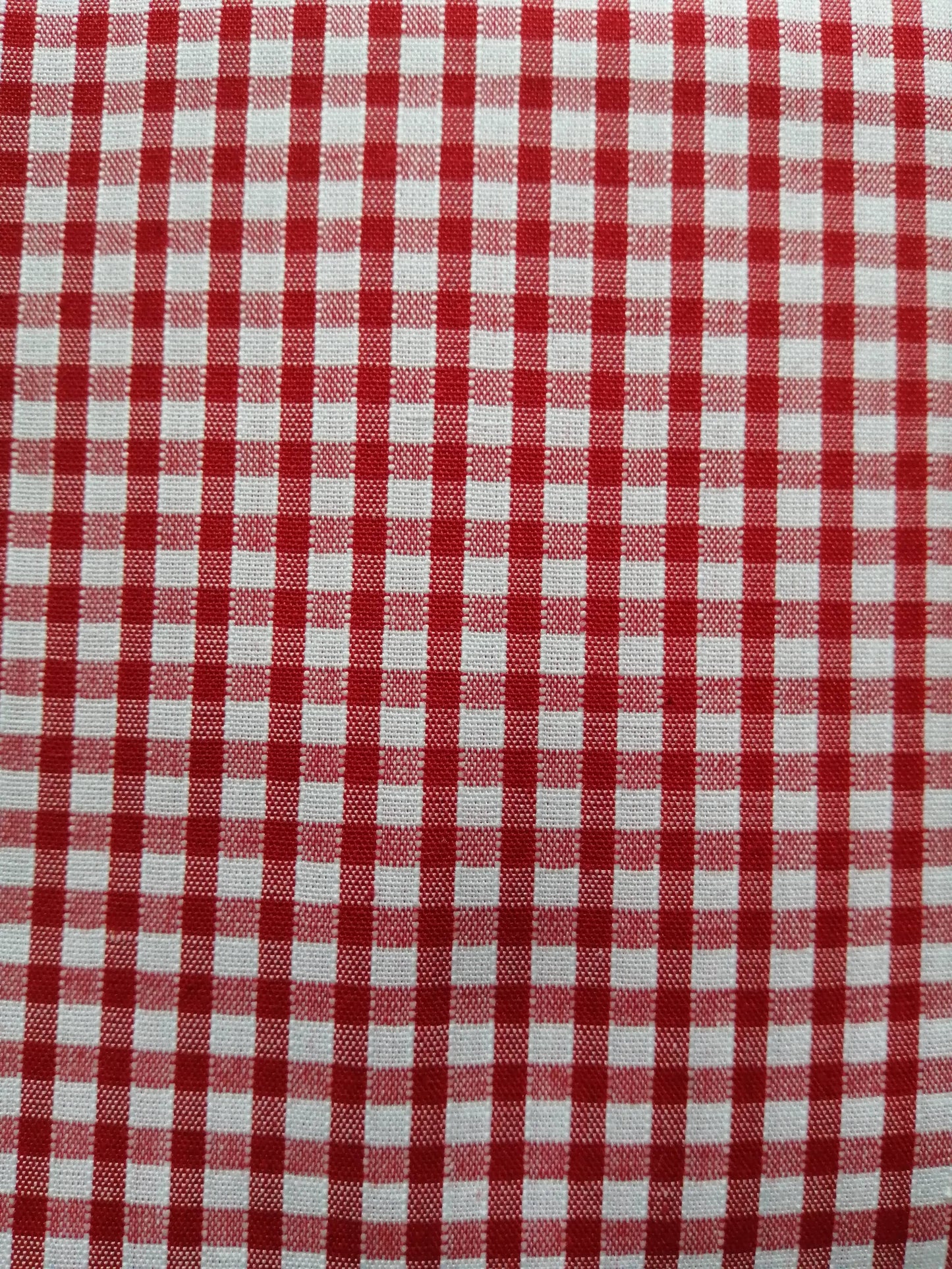 Gingham scrunchie, school hair accessory, checked scrunchies: Red